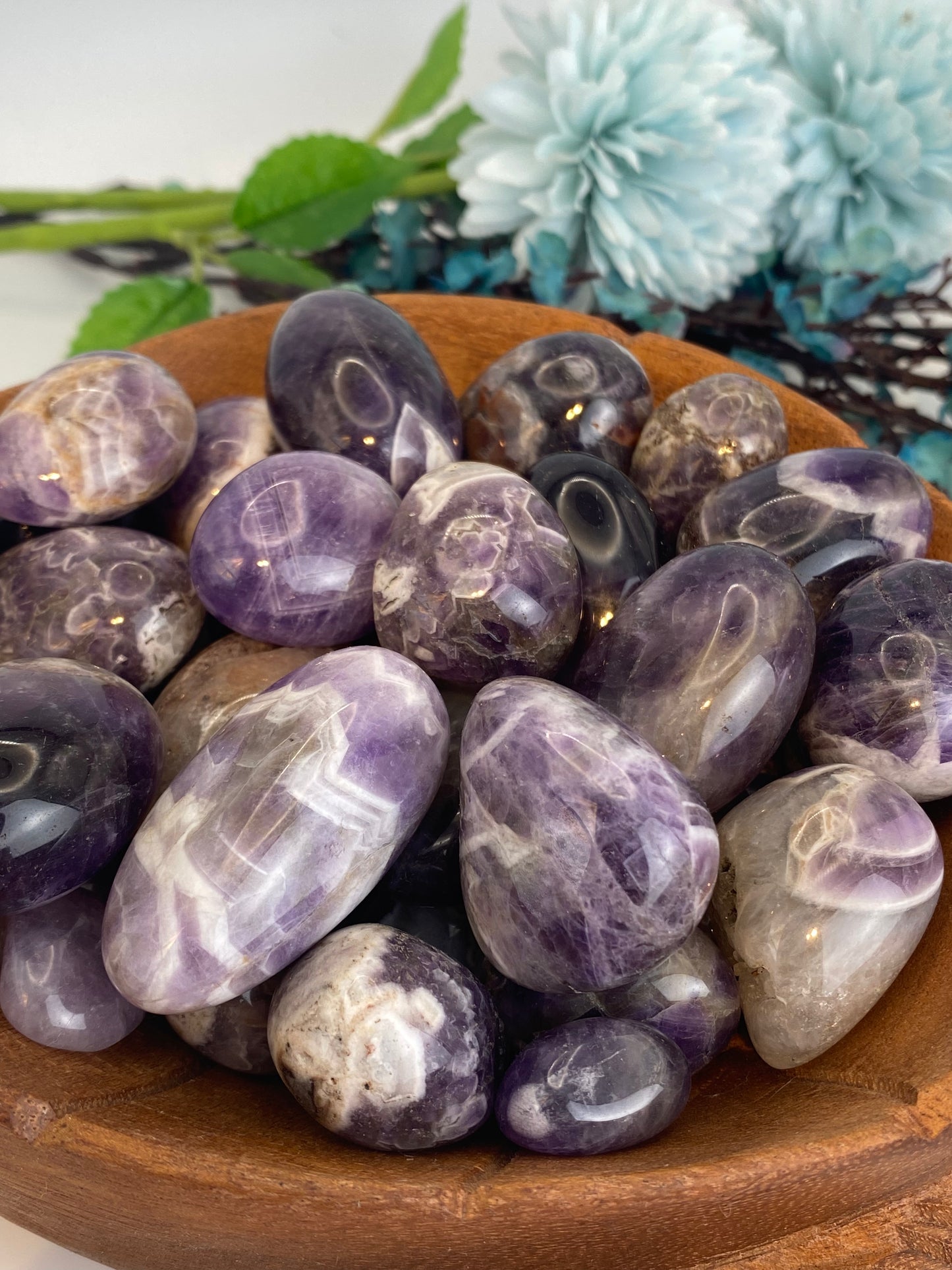 Trommelstein aus Amethyst