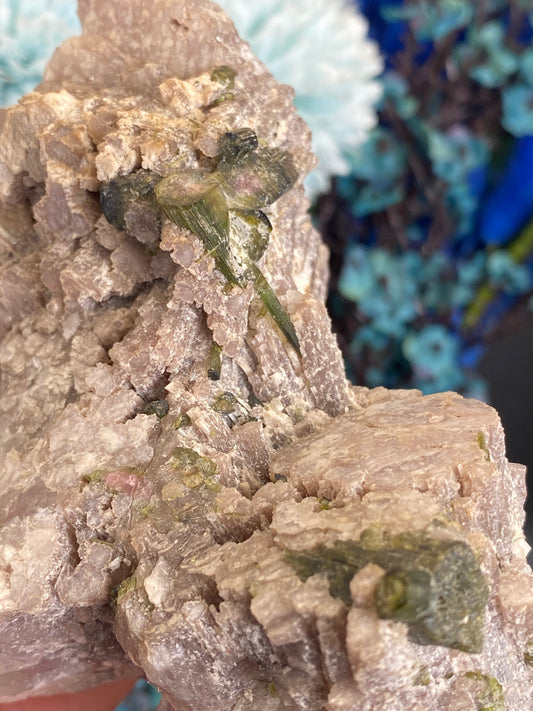 Turmalin mit Lepidolith aus Brasilien (X300)