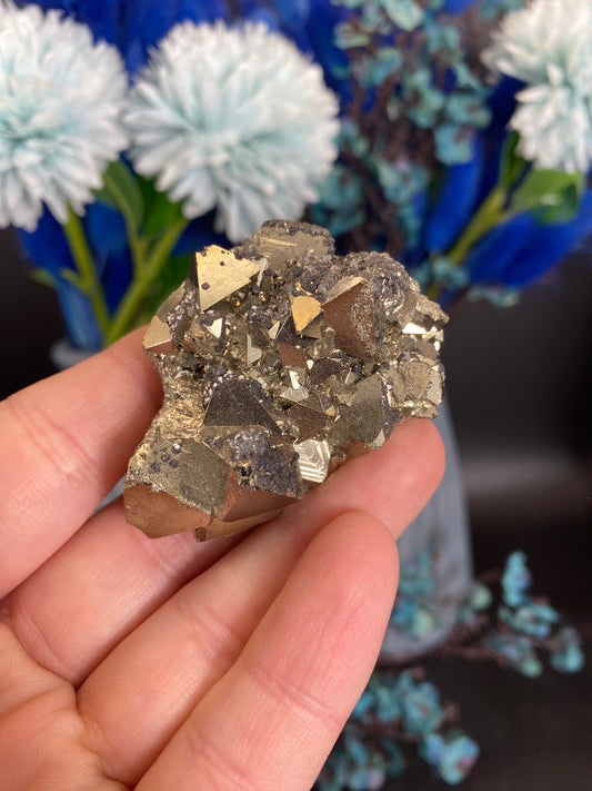 Pyrit mit Sphalerit aus Peru (P31)