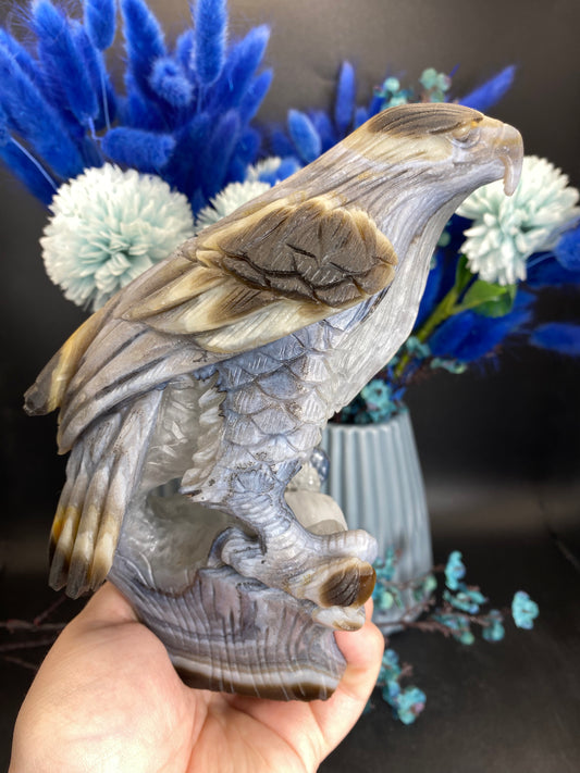 Adler aus Achat (Y391)