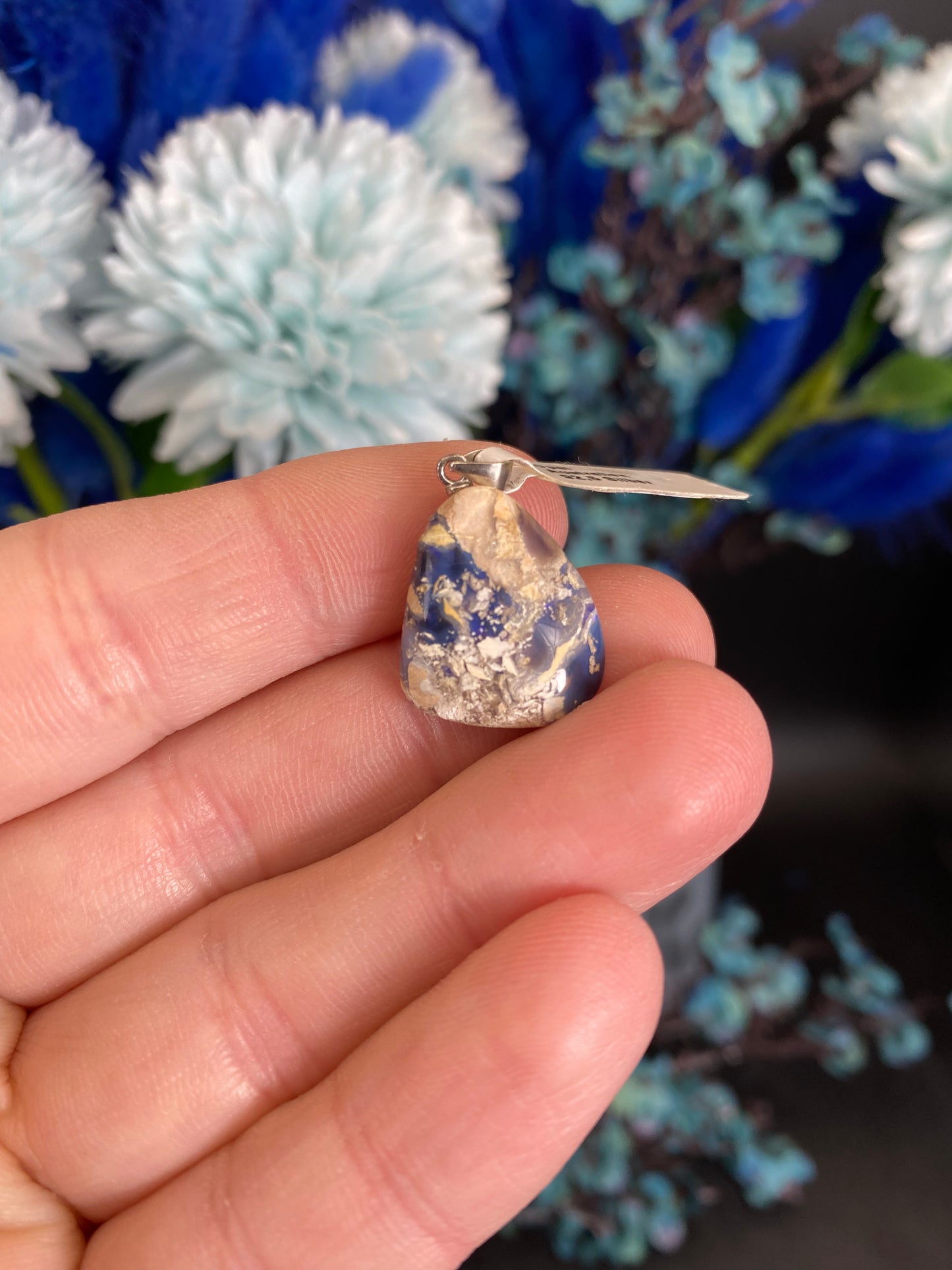 australischer Opal Anhänger (925 Silber)