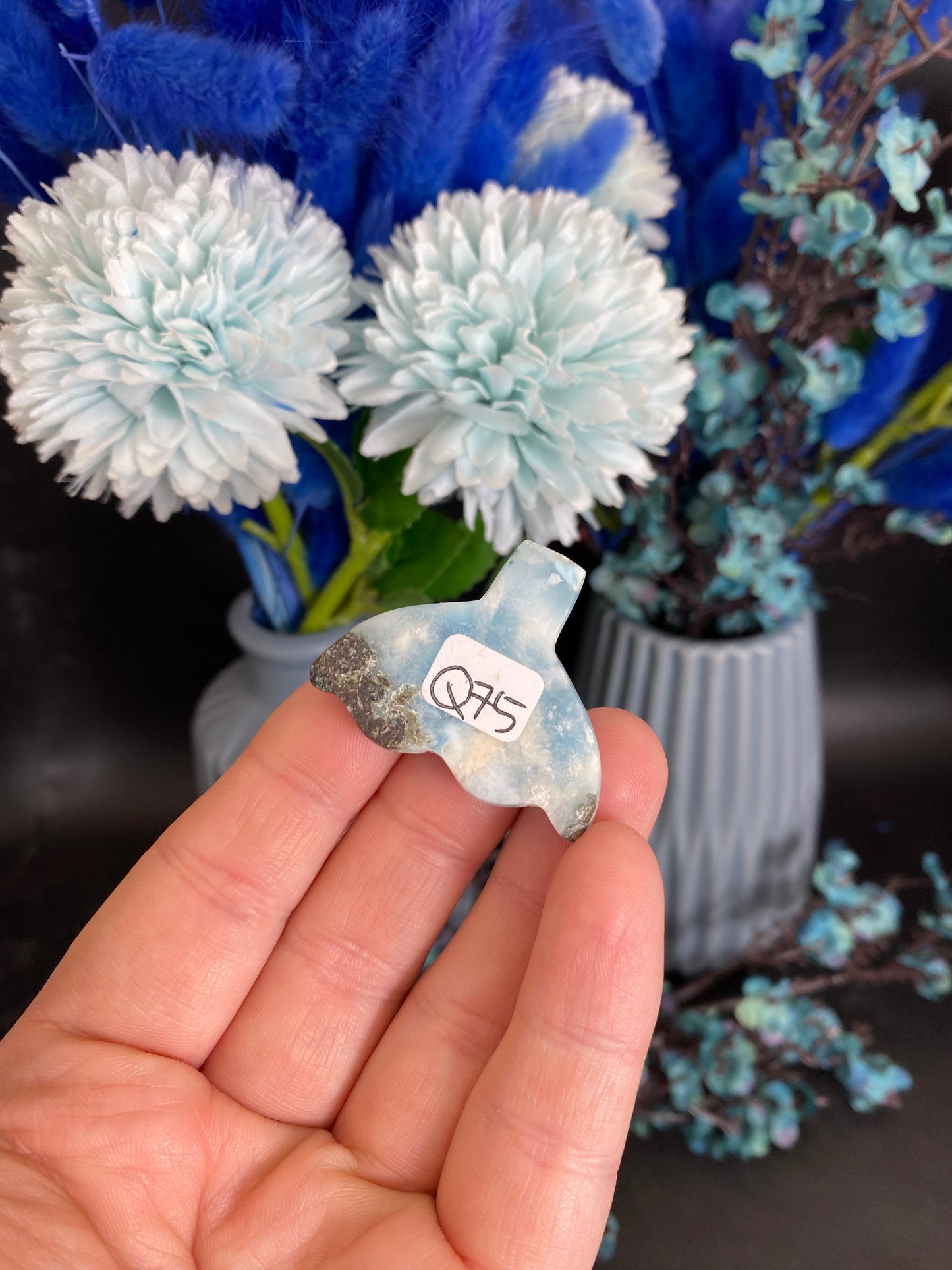 Flosse aus Larimar
