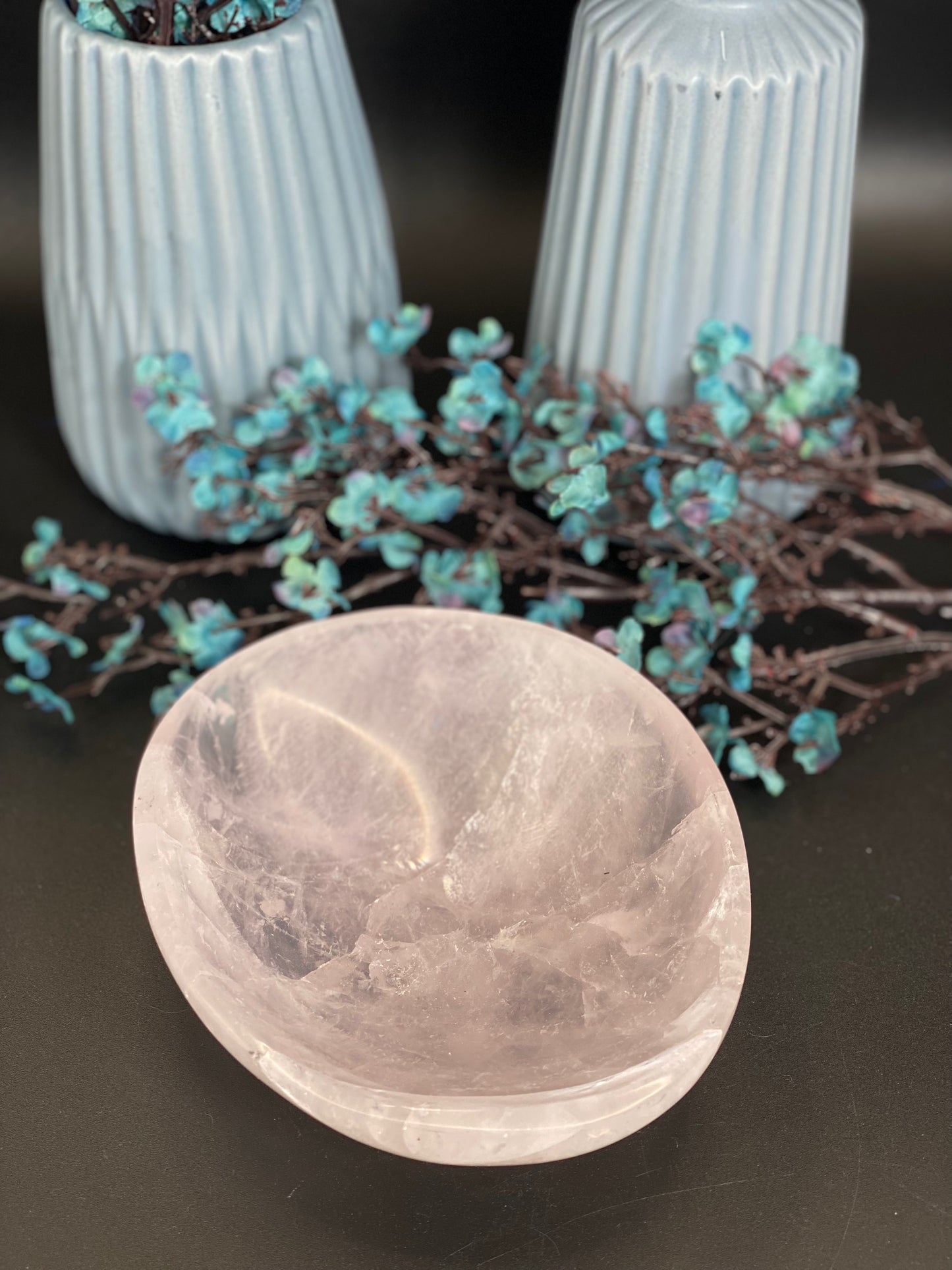 Schale aus Rosenquarz (M95)