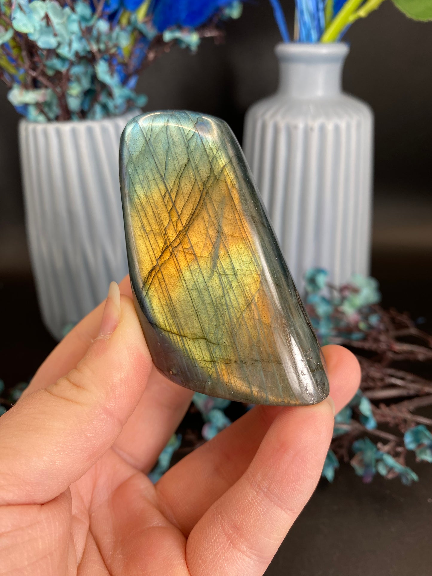 Freiform aus Labradorit (T23)