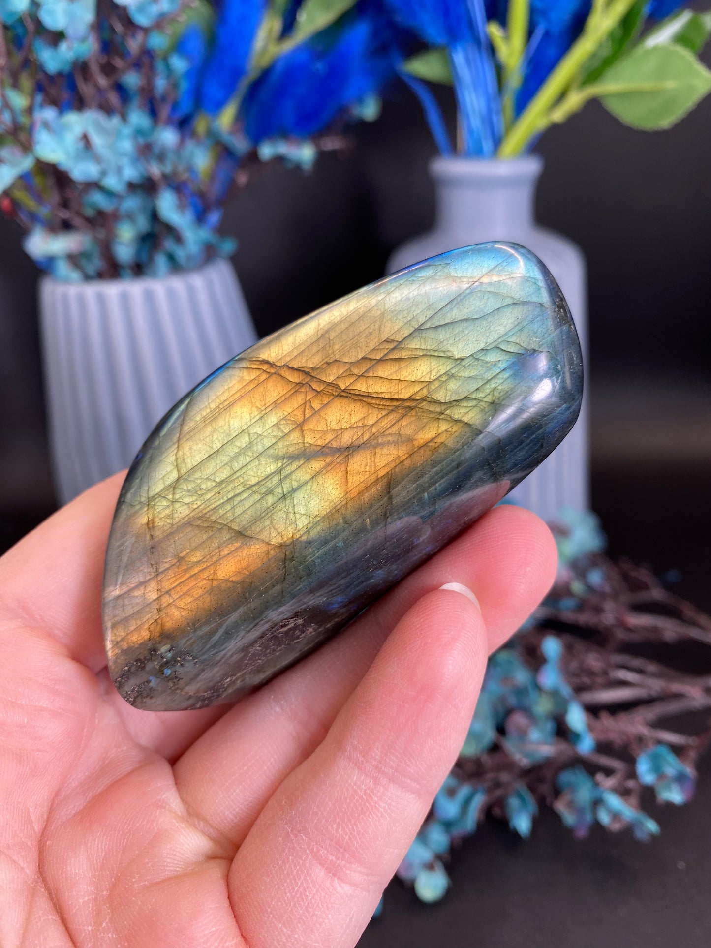 Freiform aus Labradorit (T23)