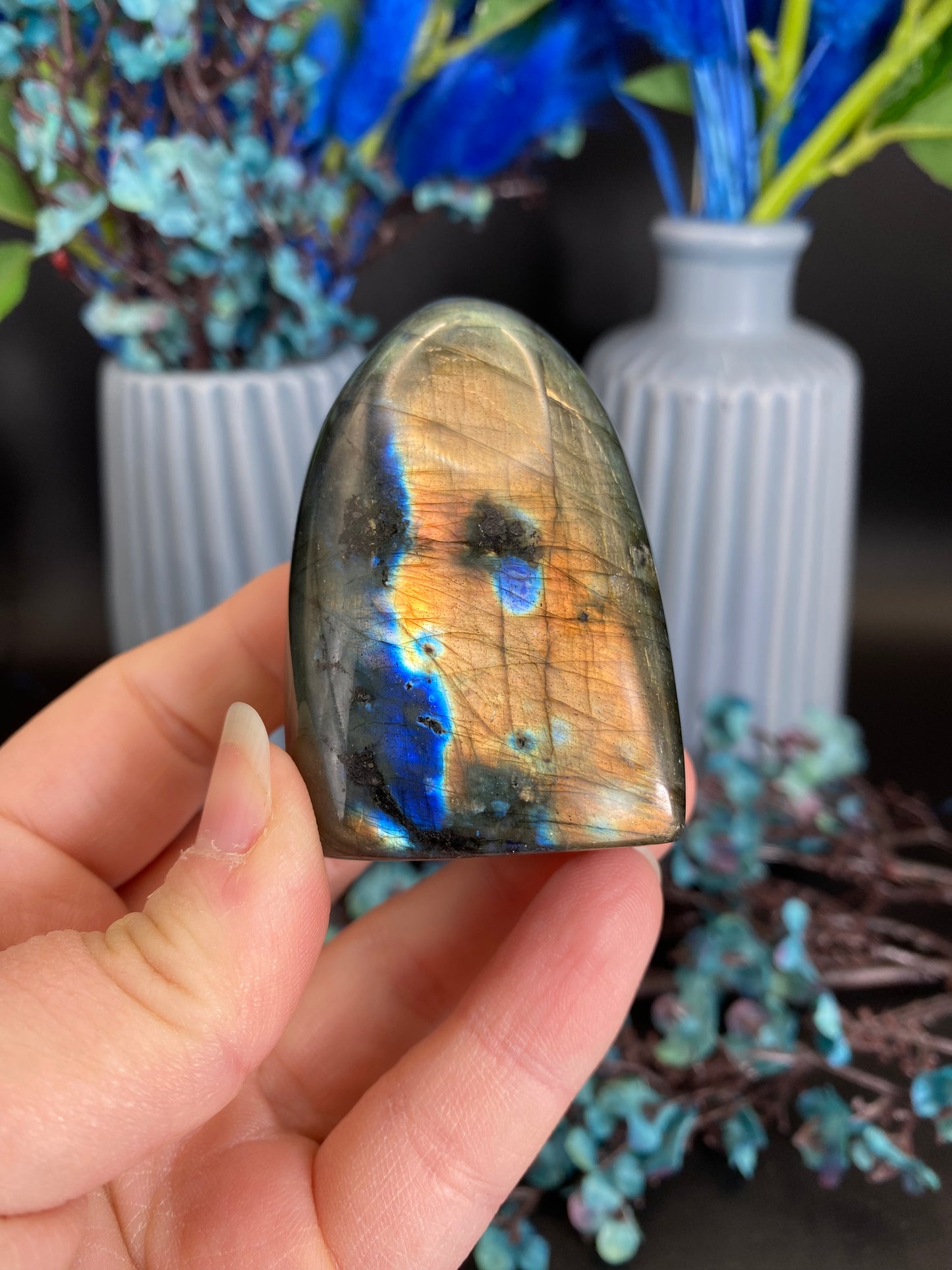 Freiform aus Labradorit (P17)