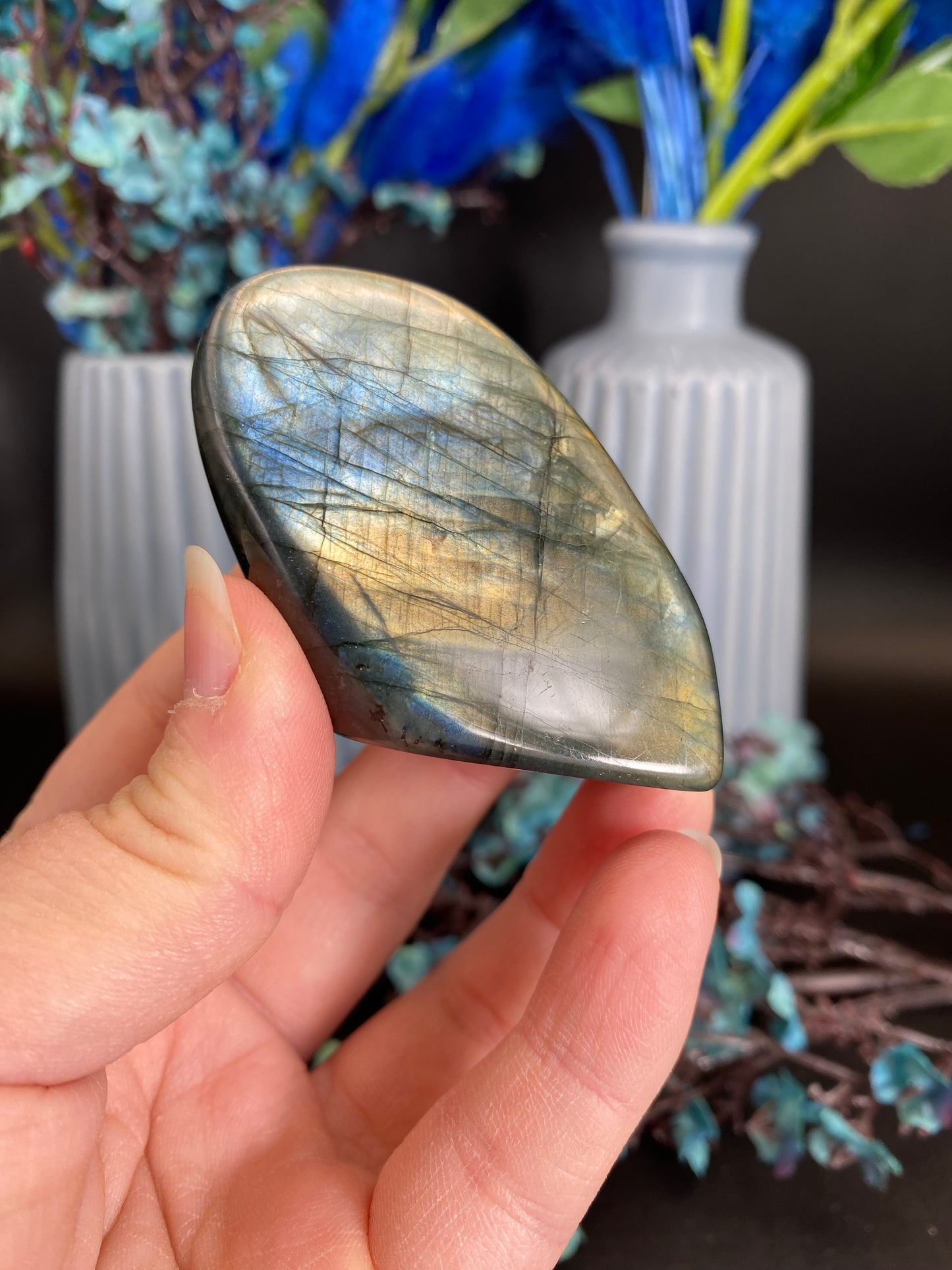 Freiform aus Labradorit (D14)