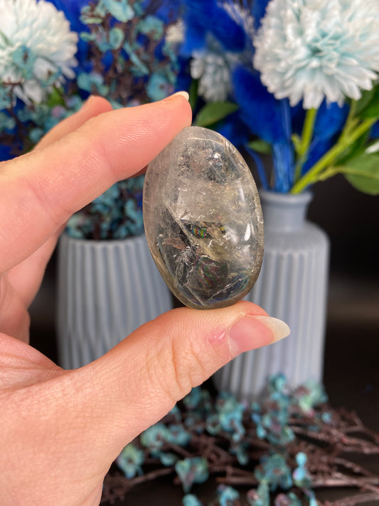 Handstein aus Prasiolith