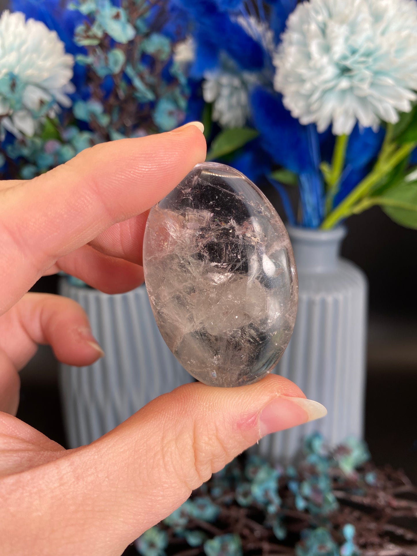 Handstein aus Prasiolith