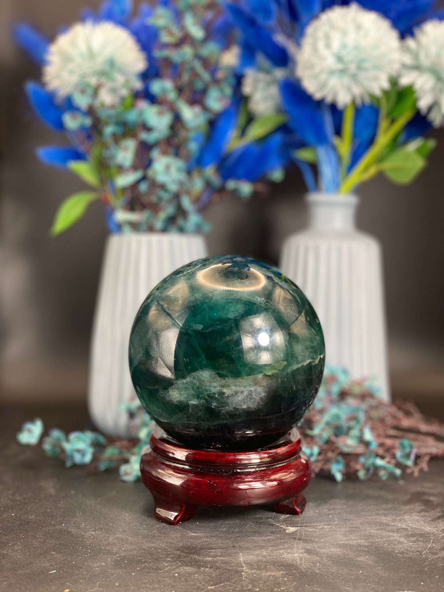 Kugel aus Fluorit (X214)