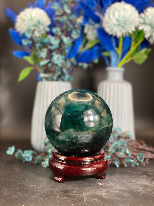 Kugel aus Fluorit (X214)