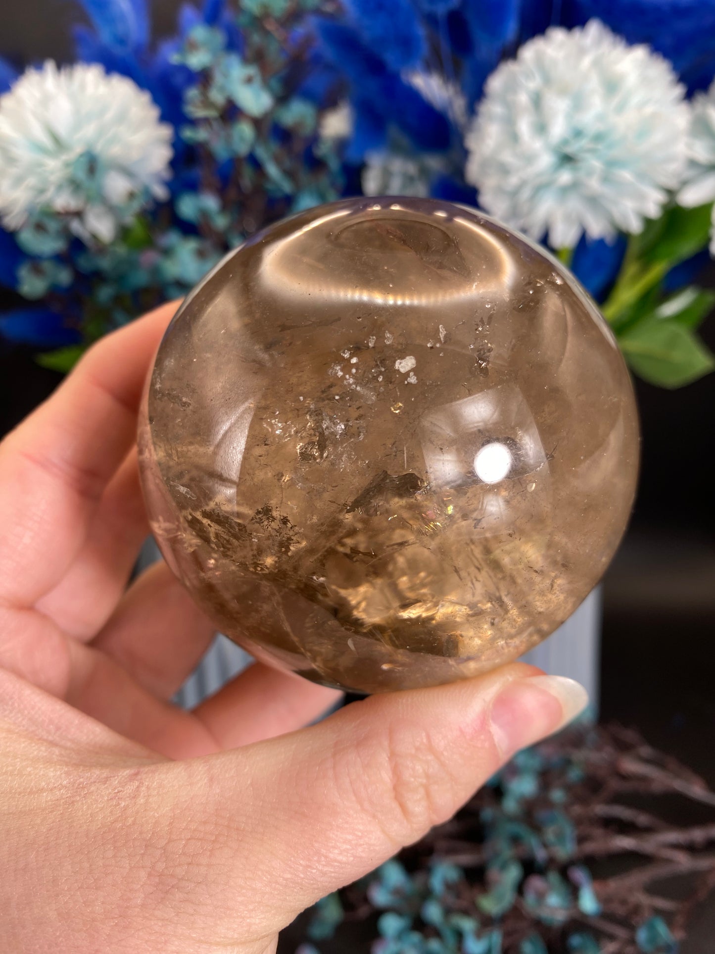 Kugel aus Gartenquarz