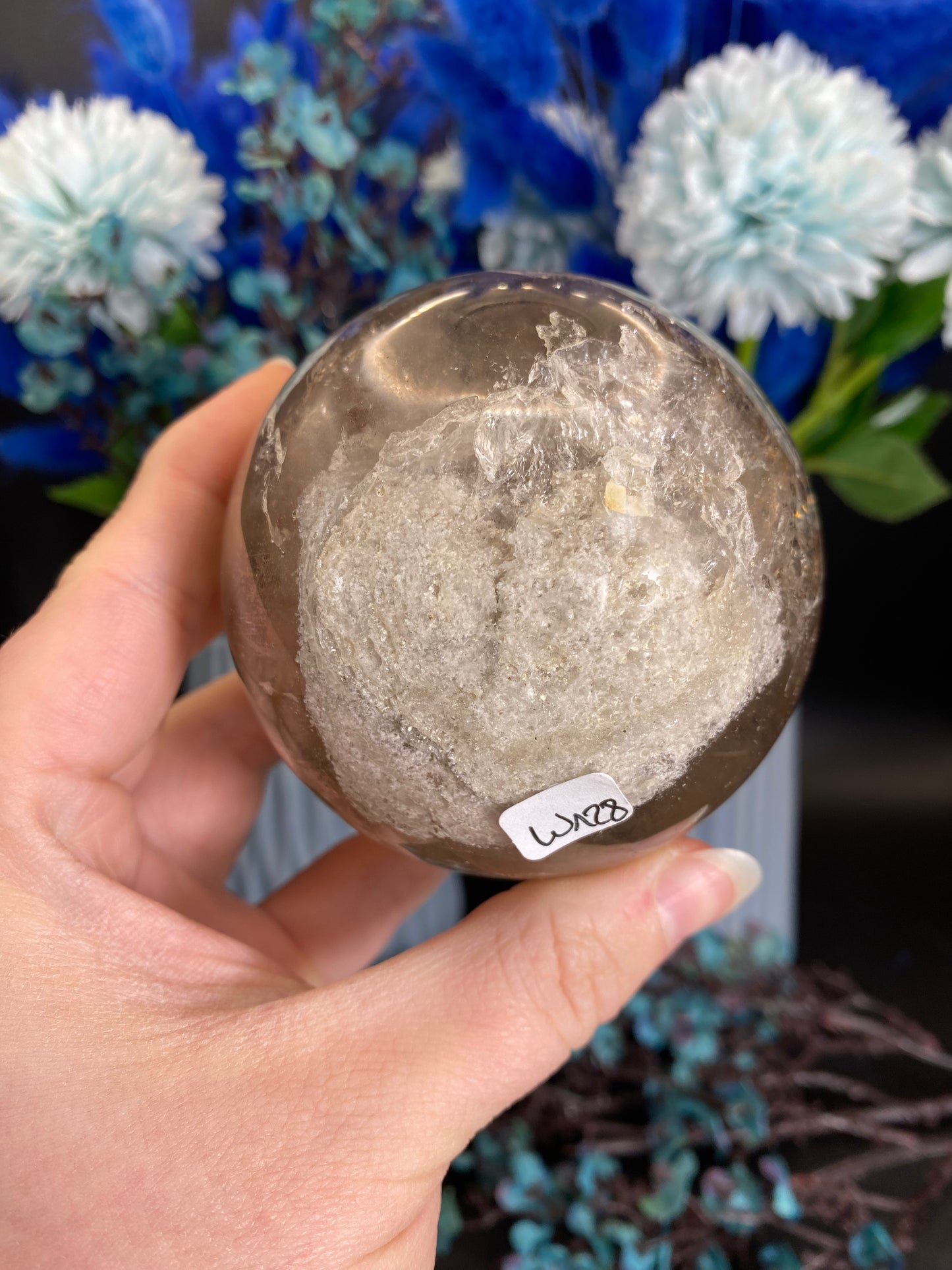 Kugel aus Gartenquarz