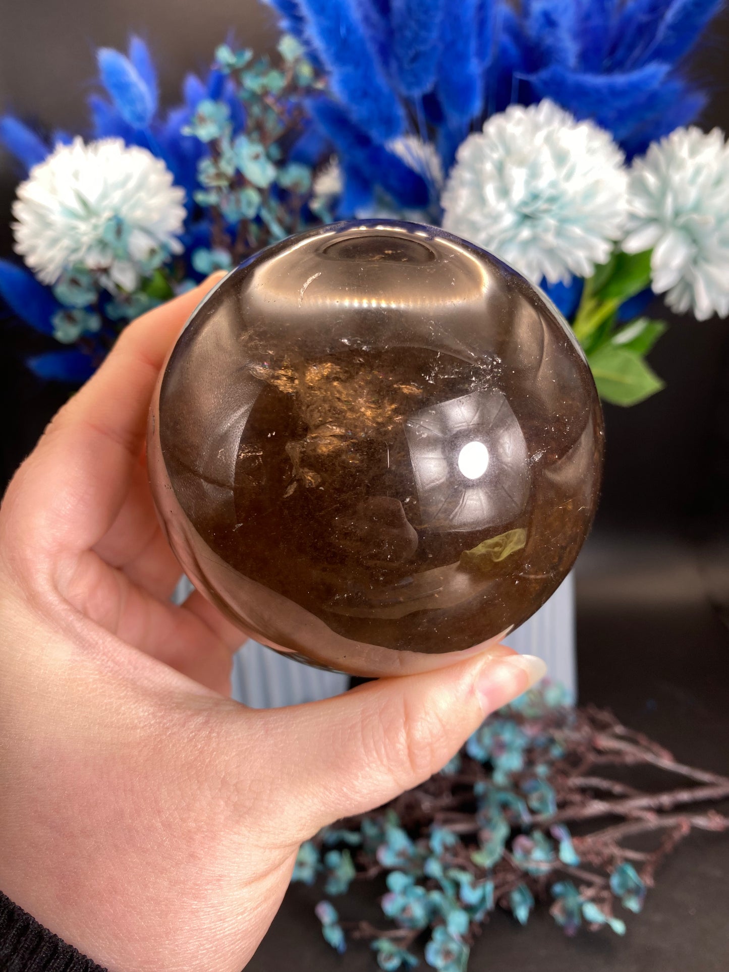 Kugel aus Rauchquarz