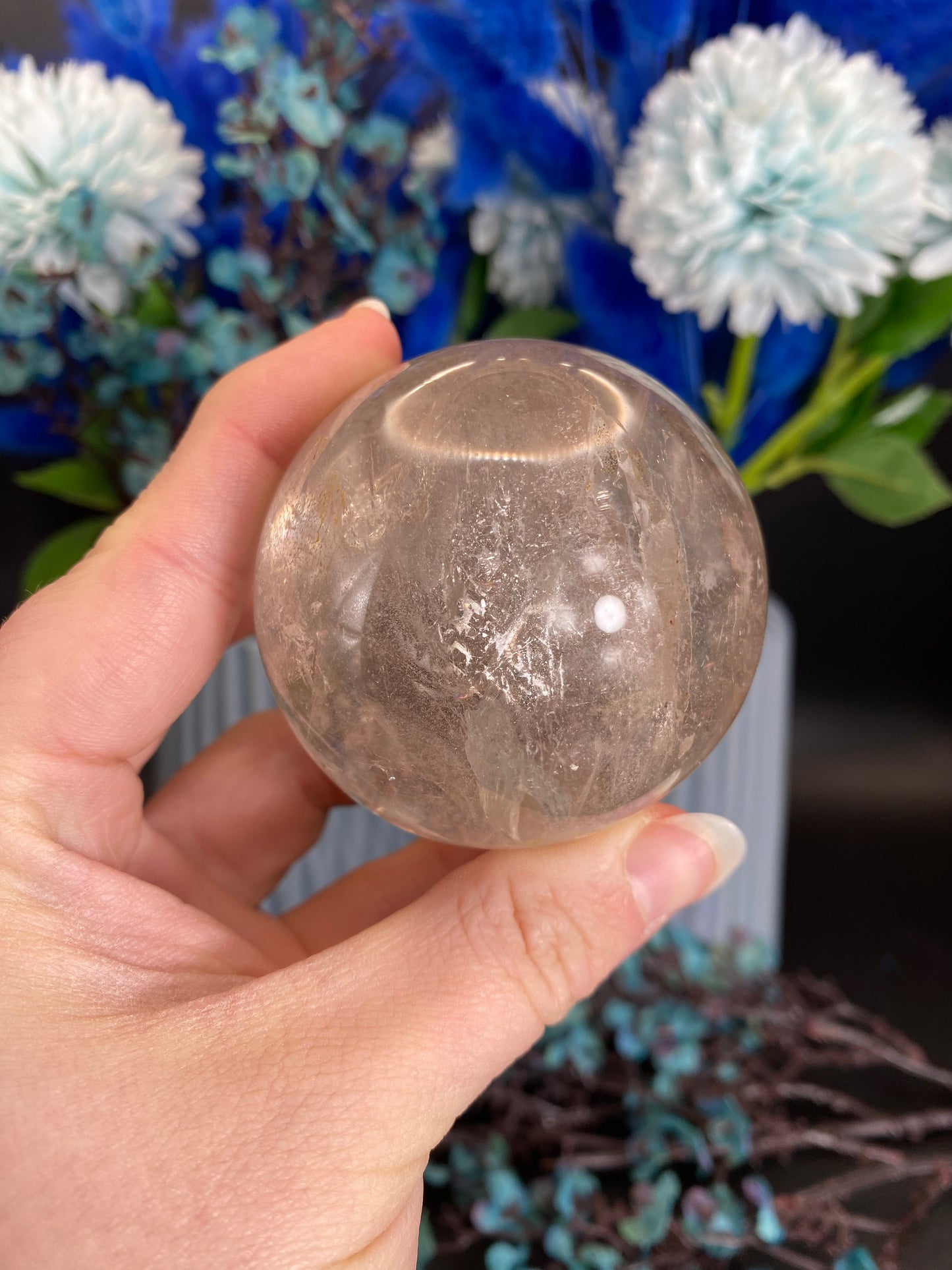 Kugel aus Bergkristall