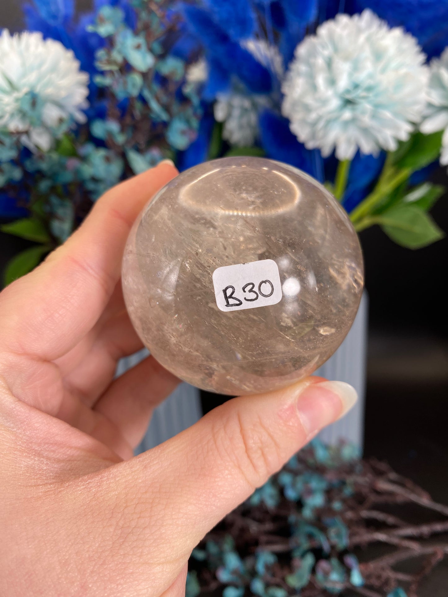 Kugel aus Bergkristall