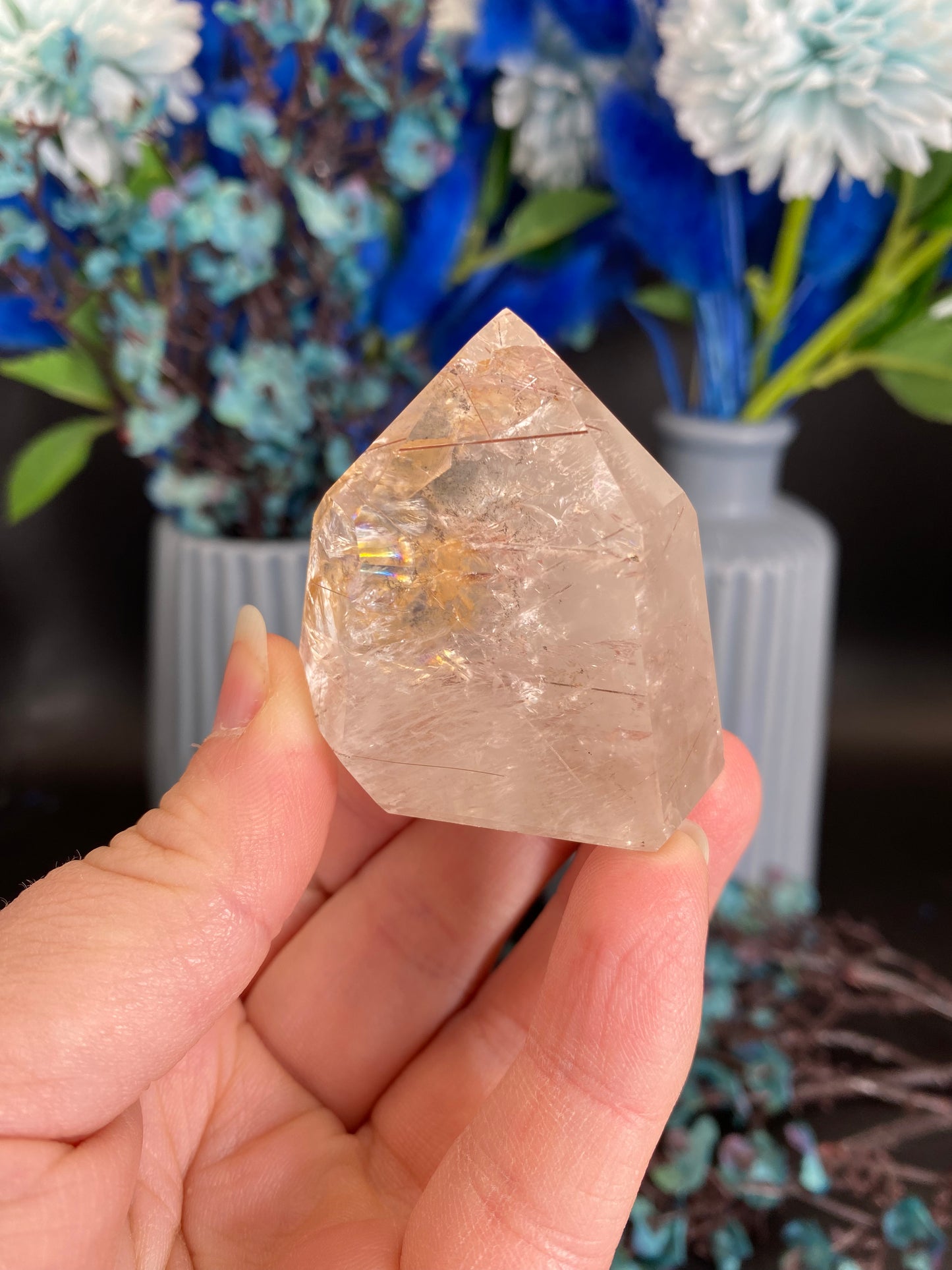 Turm aus Rutilquarz (X27)