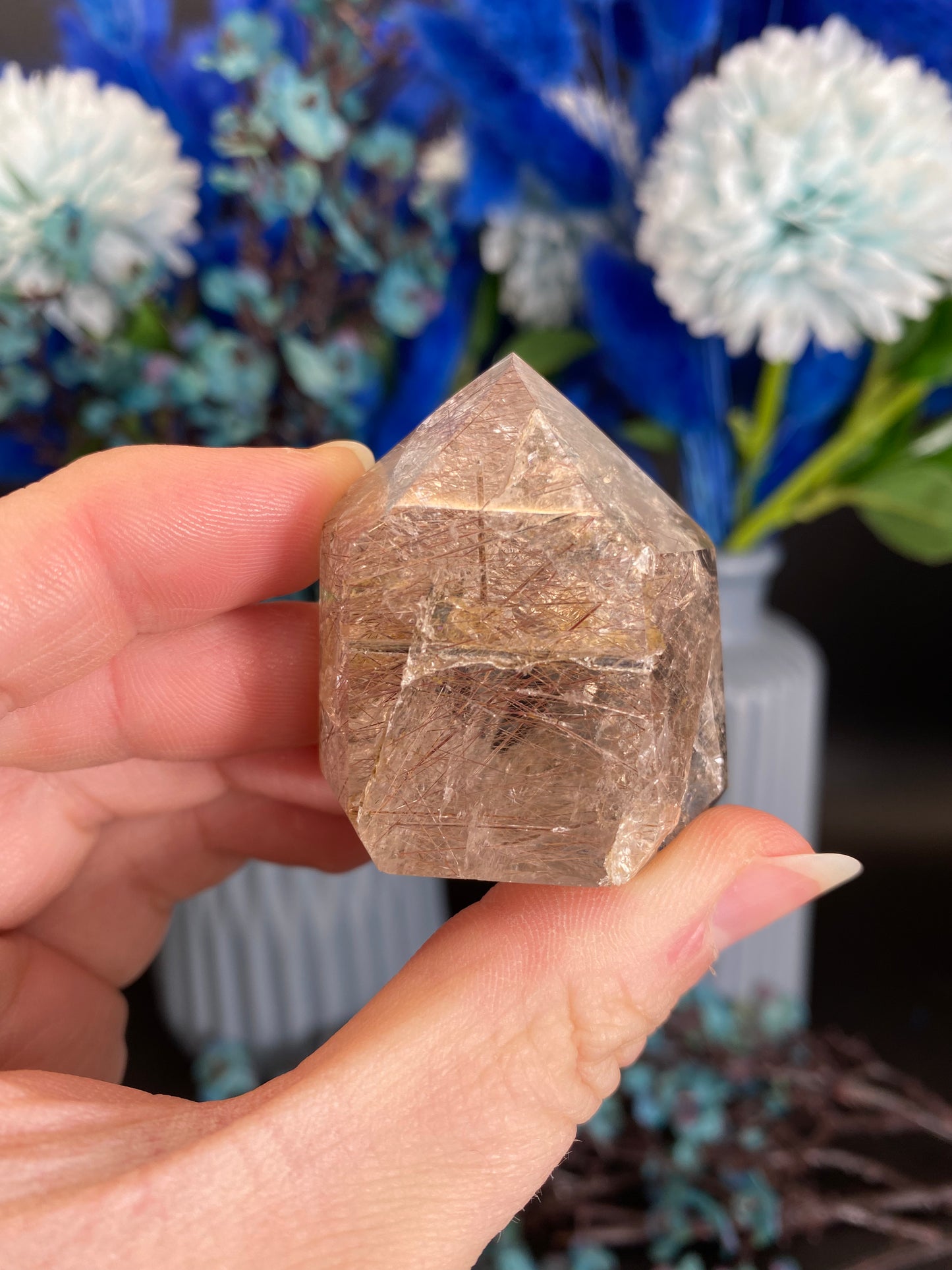 Turm aus Rutilquarz (F24)