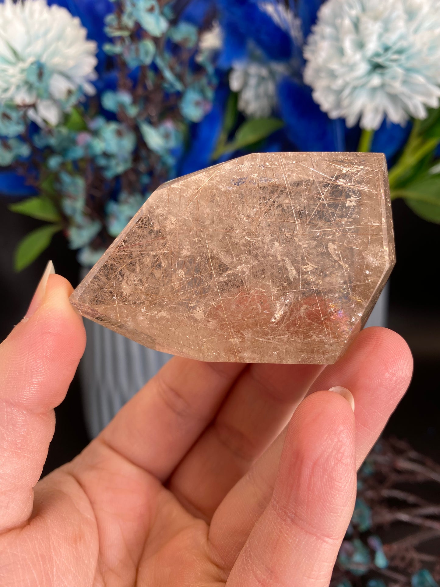 Freiform aus Rutilquarz