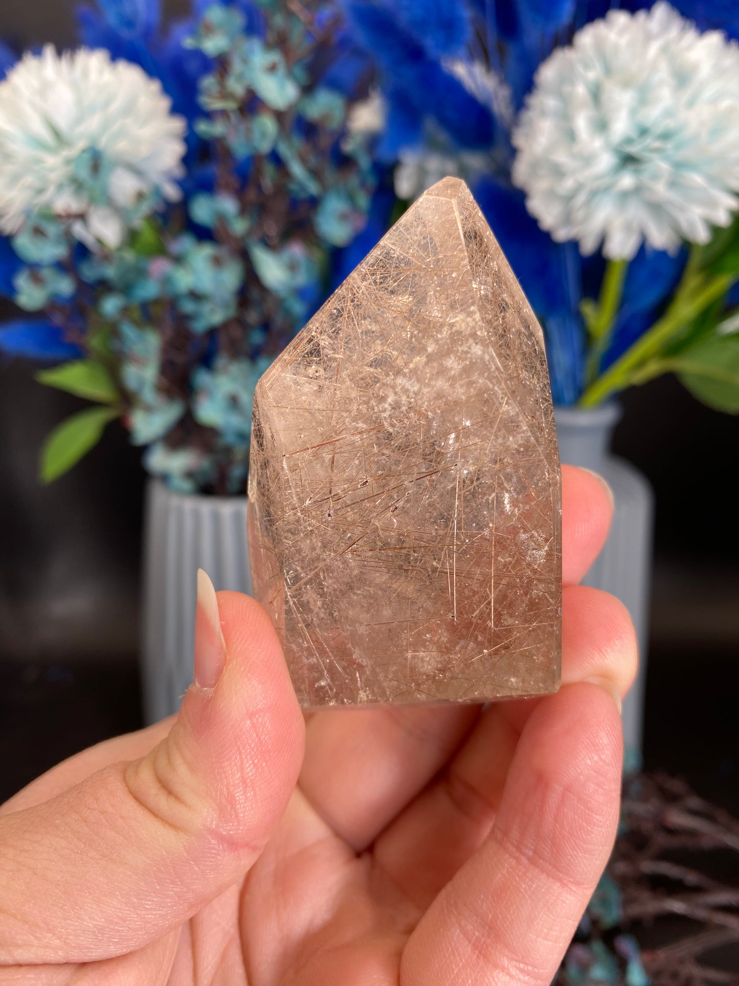 Freiform aus Rutilquarz