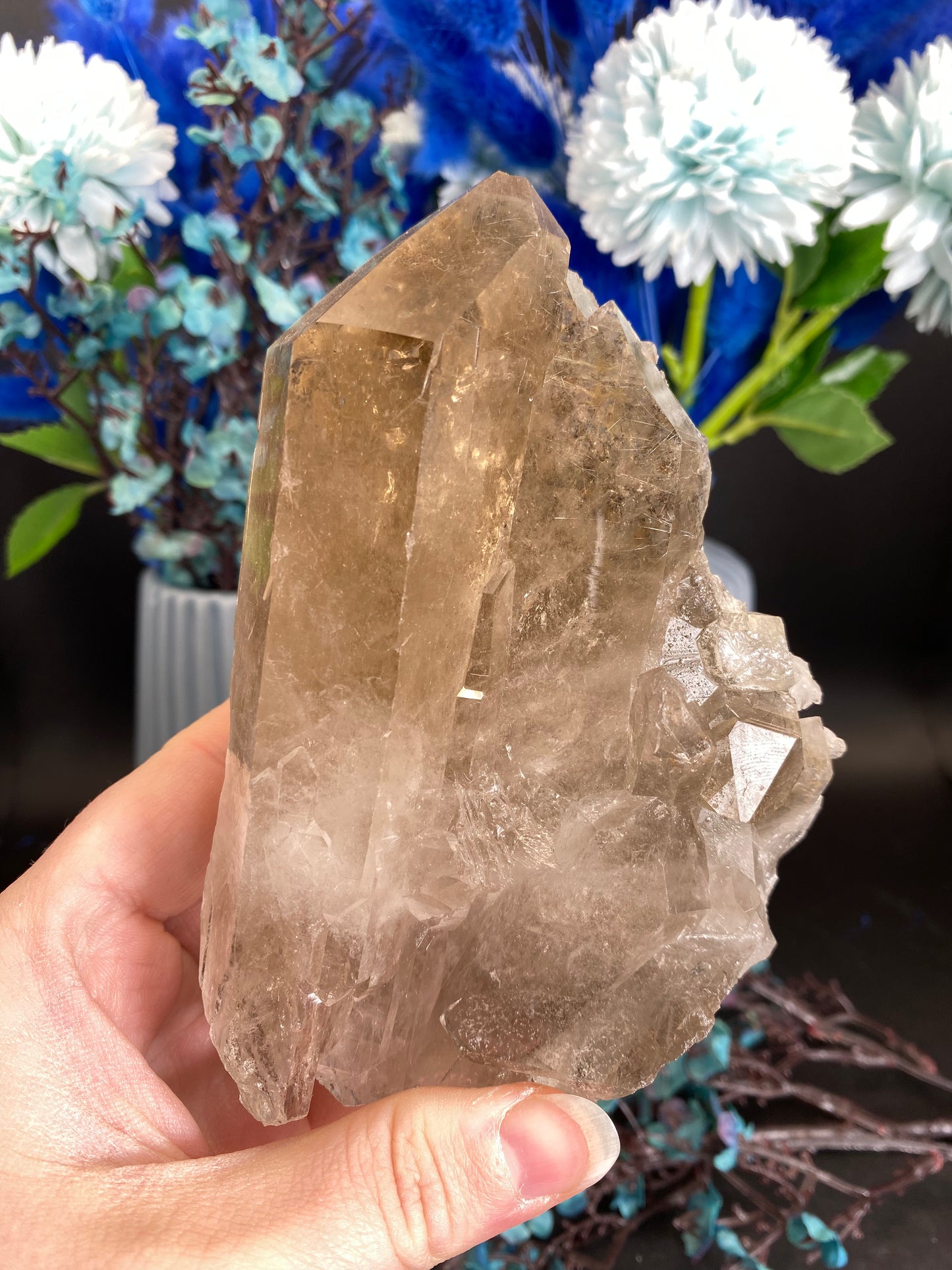 Cluster aus Rutilquarz (Z98)