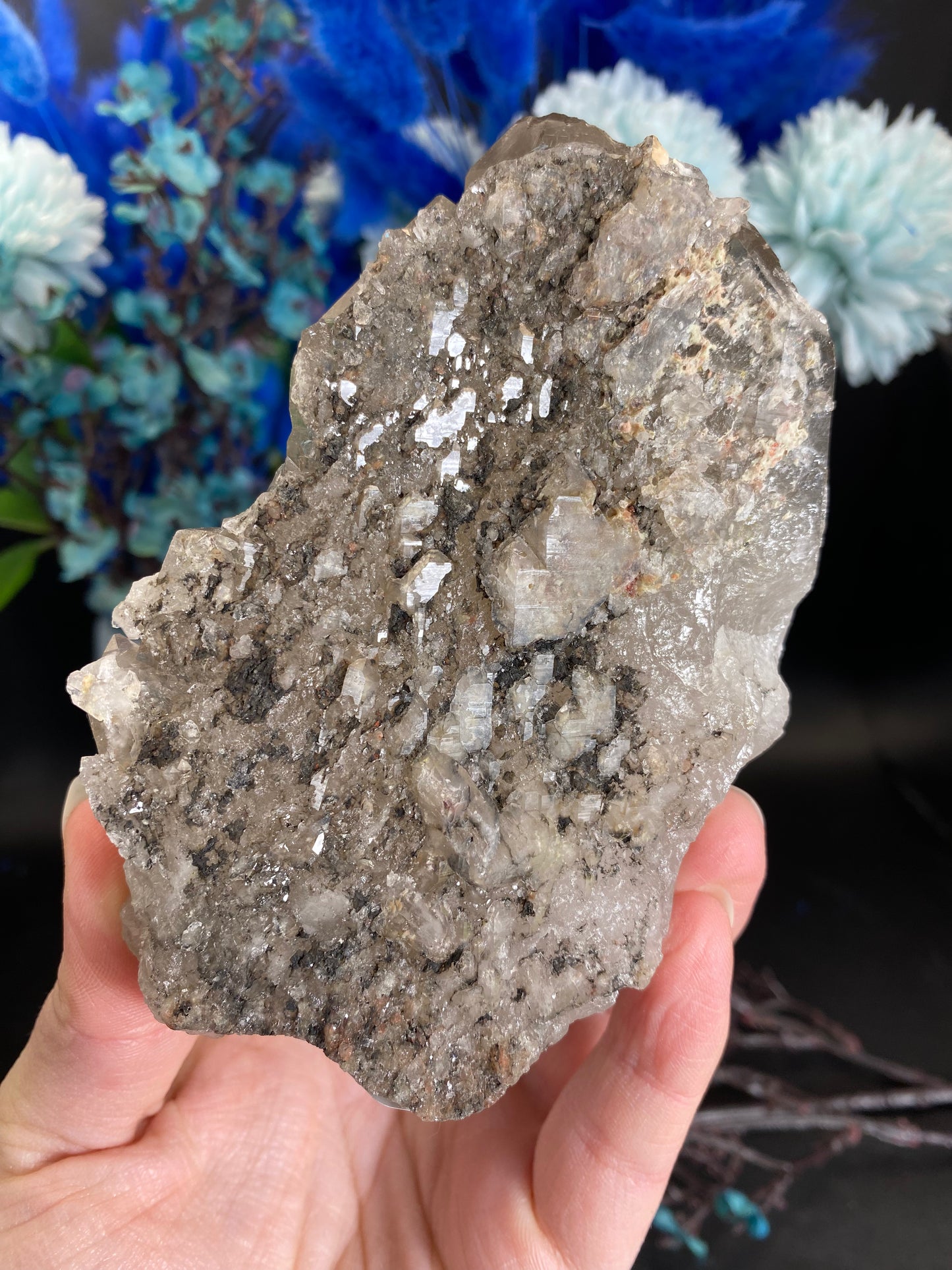 Cluster aus Rutilquarz (Z98)