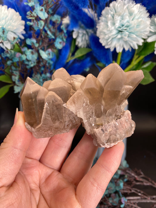 Cluster aus Rauchquarz (U29)