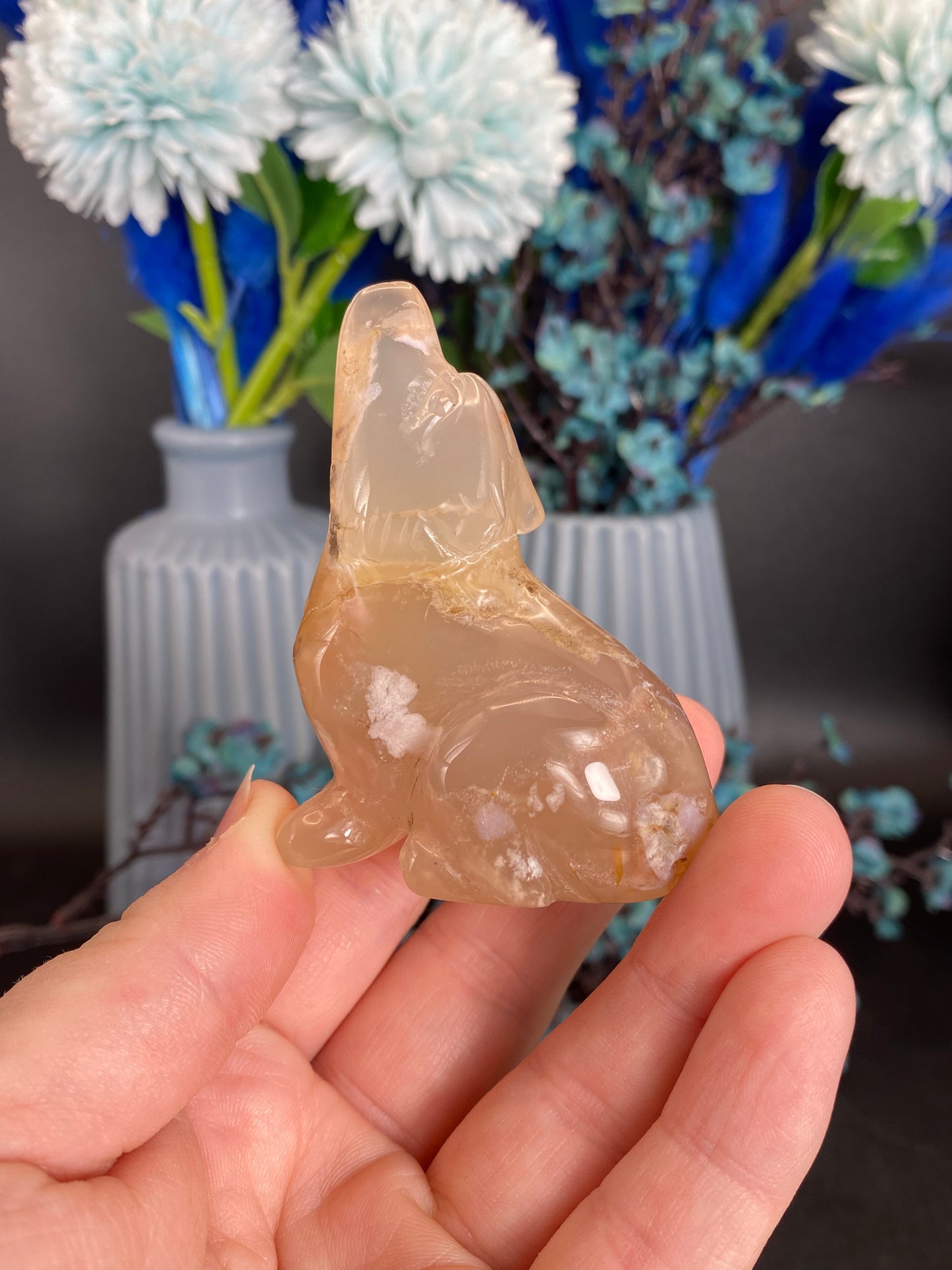 Wolf aus Achat (J26)