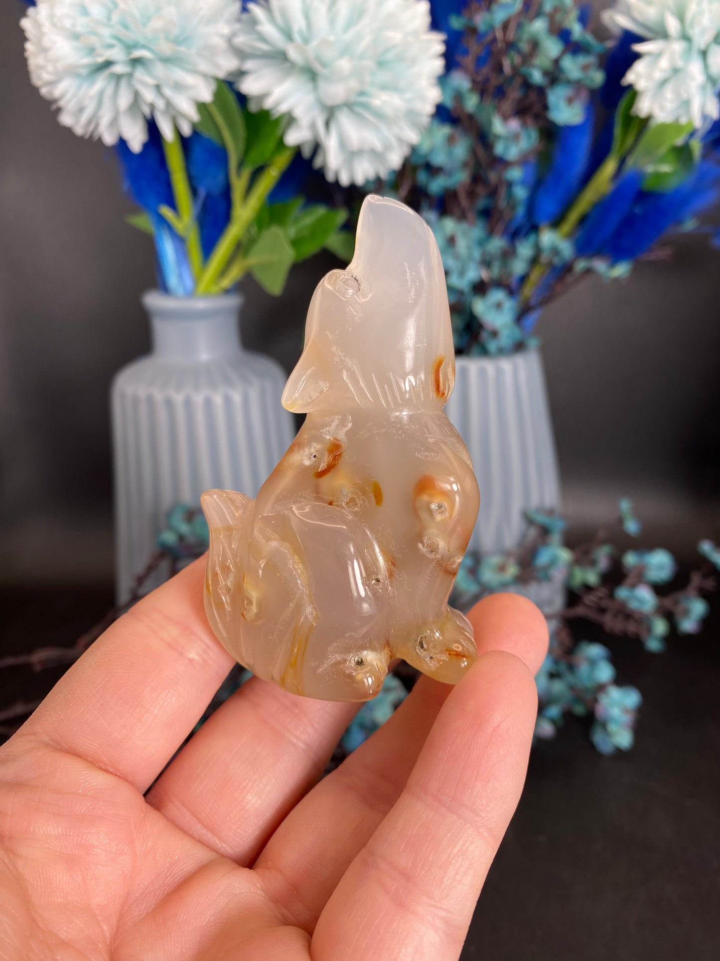 Wolf aus Achat (G26)