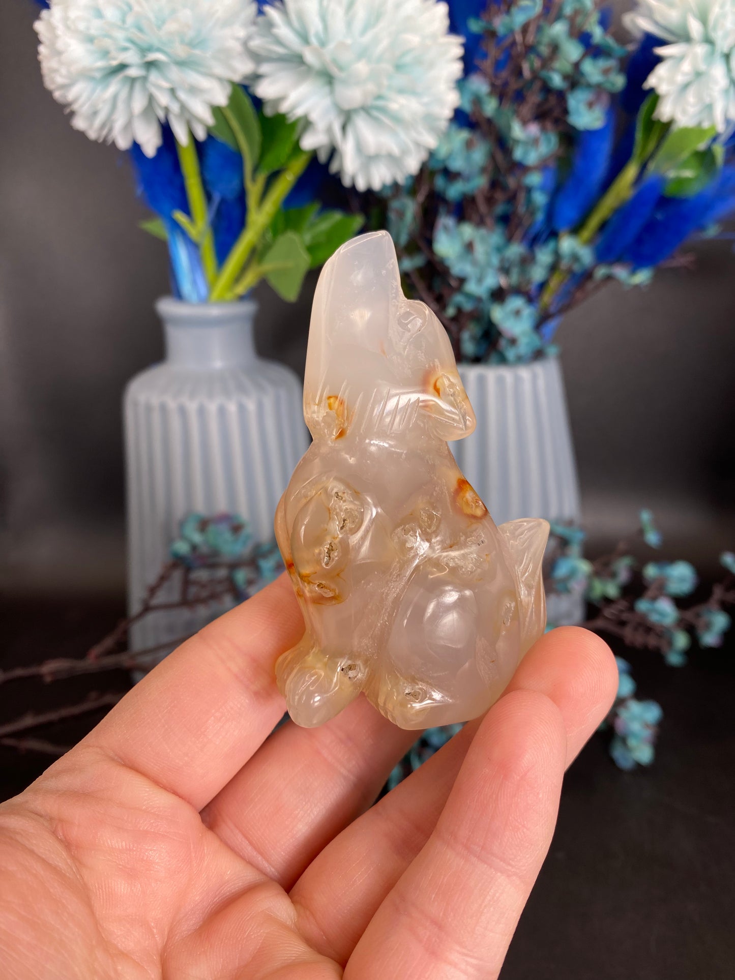 Wolf aus Achat (G26)