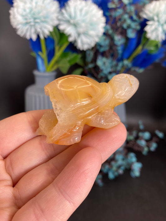 Schildkröte aus Achat (D15)