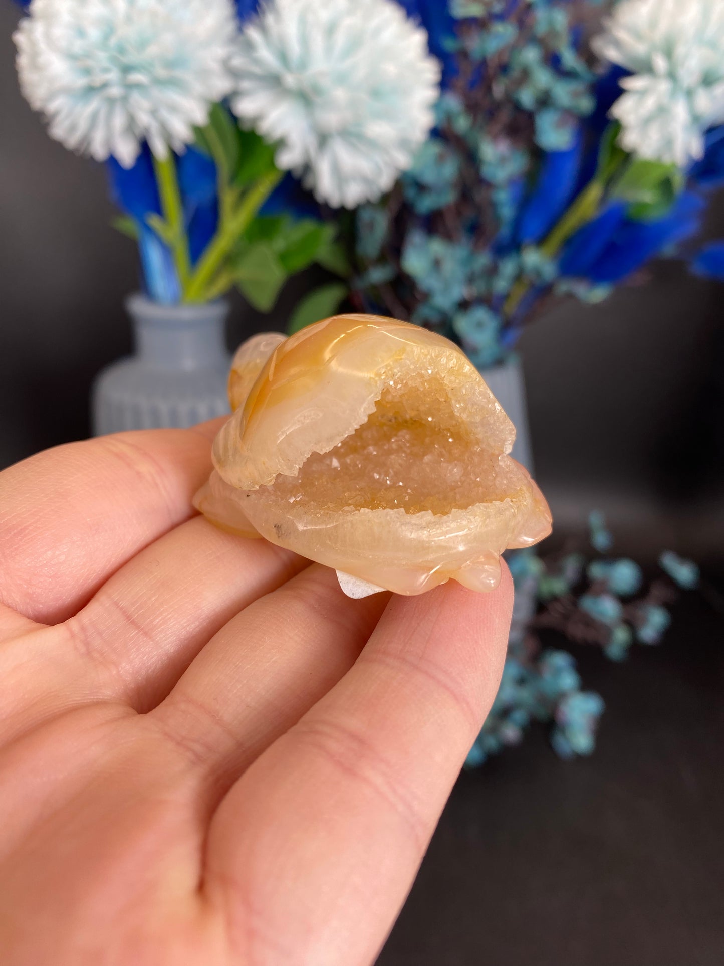 Schildkröte aus Achat (D15)