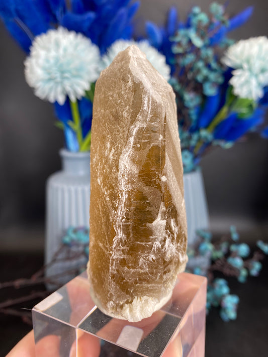 Citrin mit Albit aus Brasilien (H215)