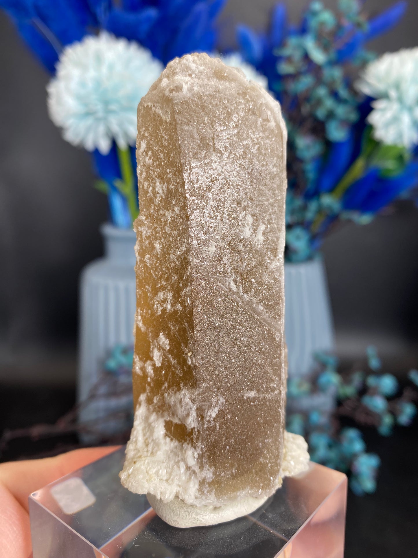 Citrin mit Albit aus Brasilien (H215)