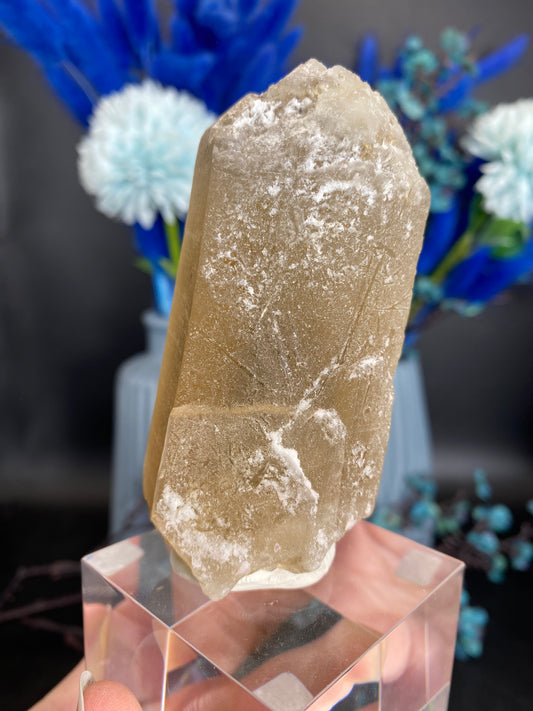 Citrin mit Albit aus Brasilien (D215)