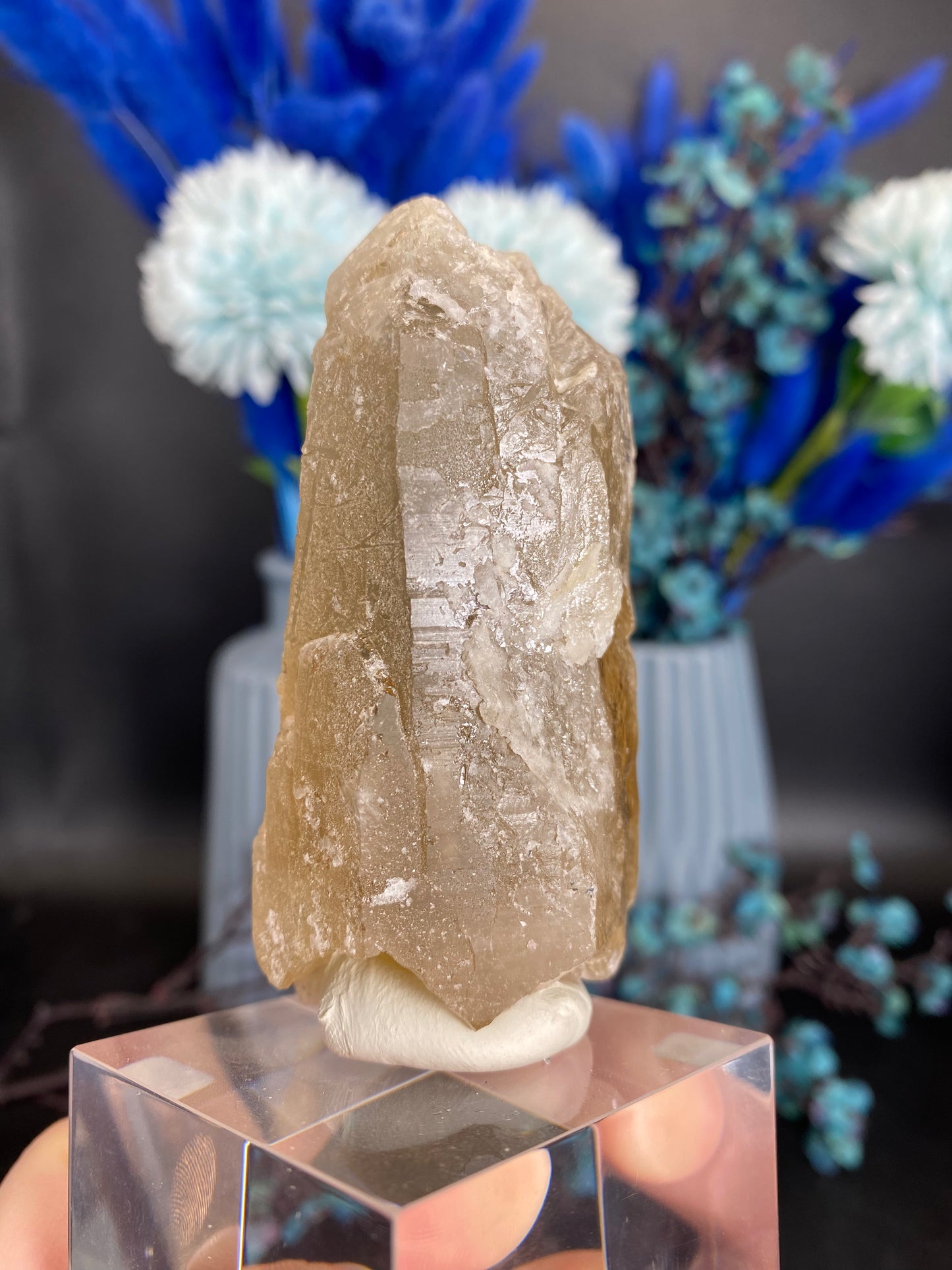 Citrin mit Albit aus Brasilien (D215)