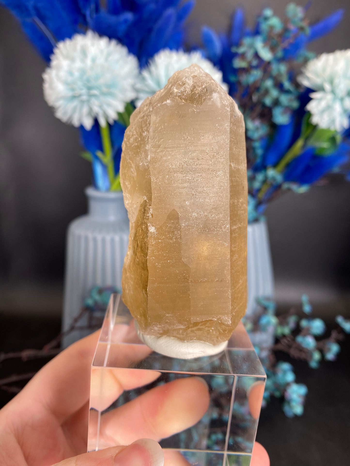 Citrin mit Albit aus Brasilien (D215)