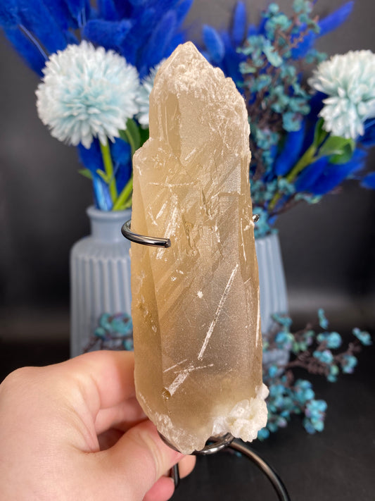 Citrin mit Albit aus Brasilien (K400)