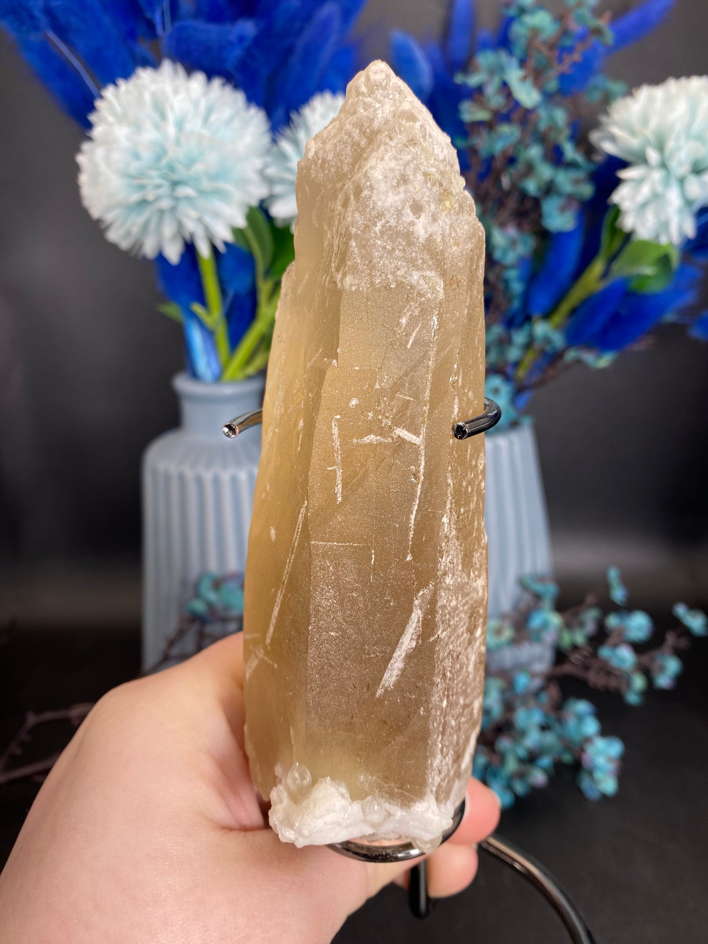 Citrin mit Albit aus Brasilien (K400)