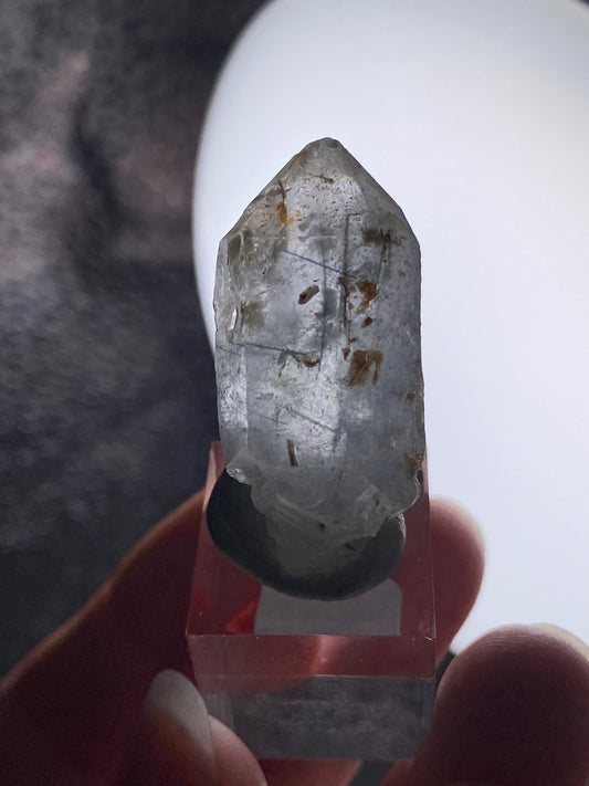 Blauer Turmalin in Quarz (Z75)