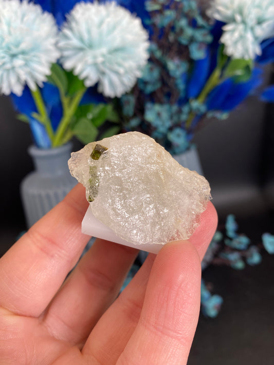 Turmalin in Quarz aus Brasilien (O10)