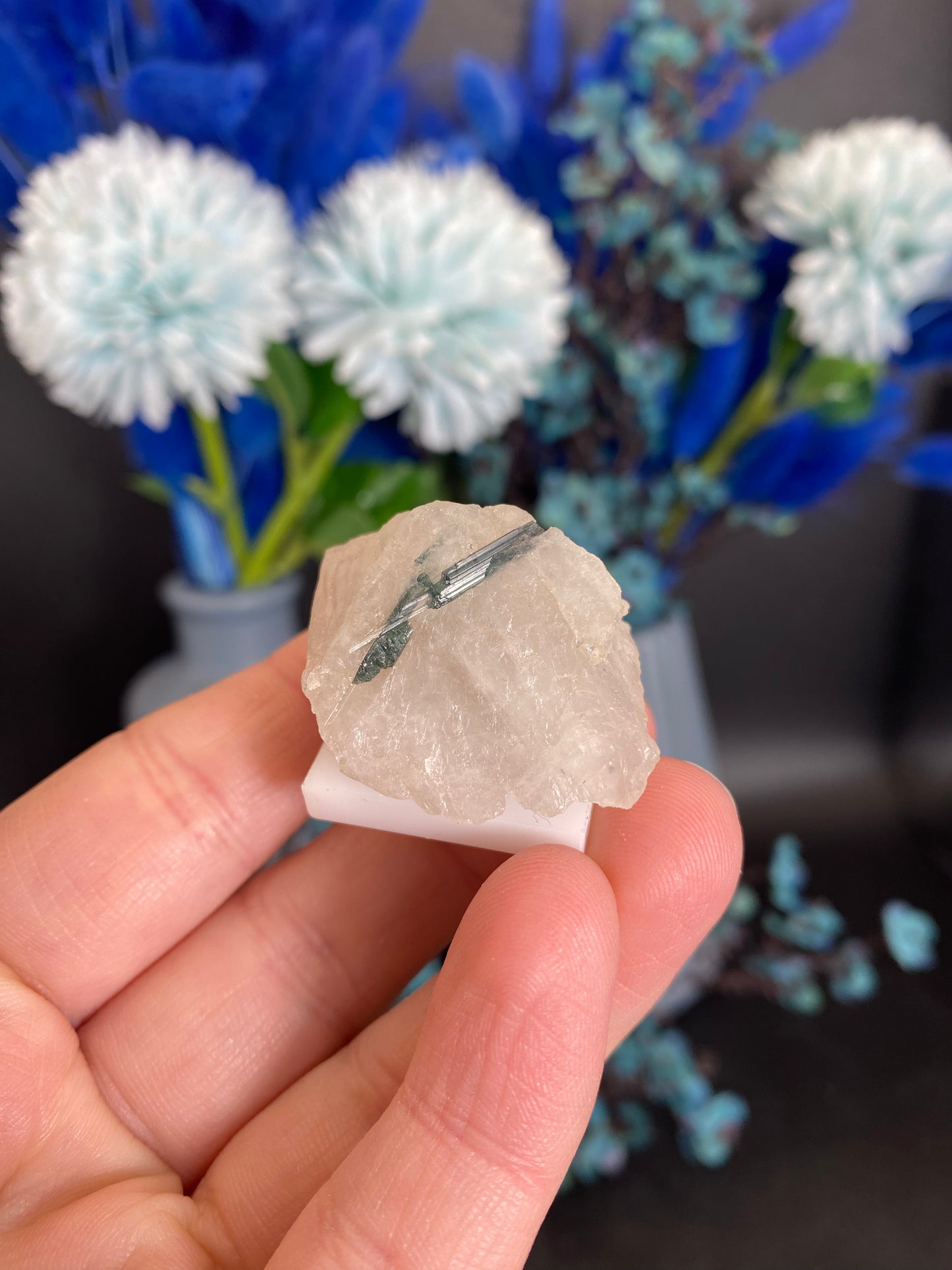 Turmalin in Quarz aus Brasilien (A15)