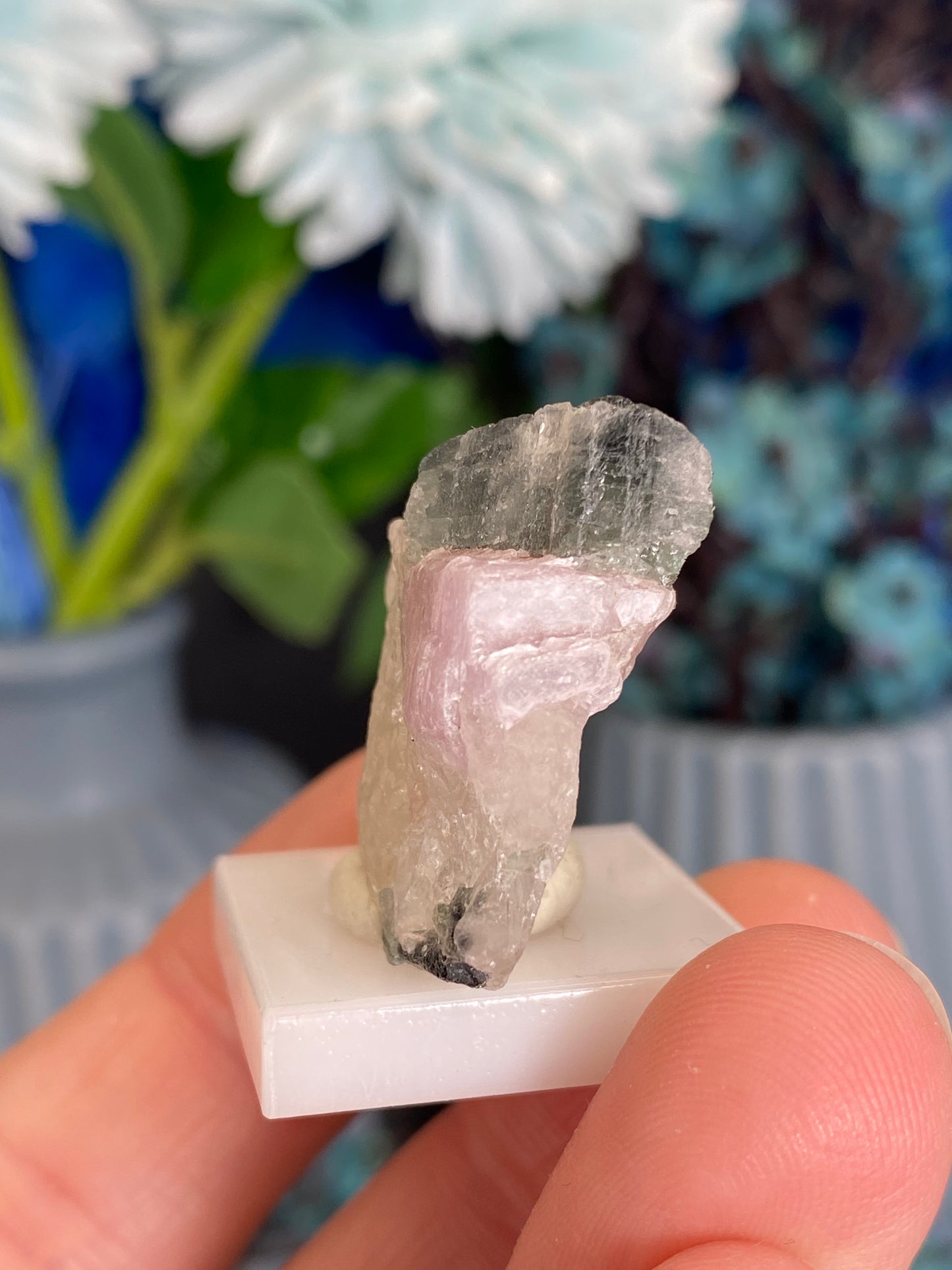 Turmalin mit Lepidolith in Quarz aus Brasilien (D15)