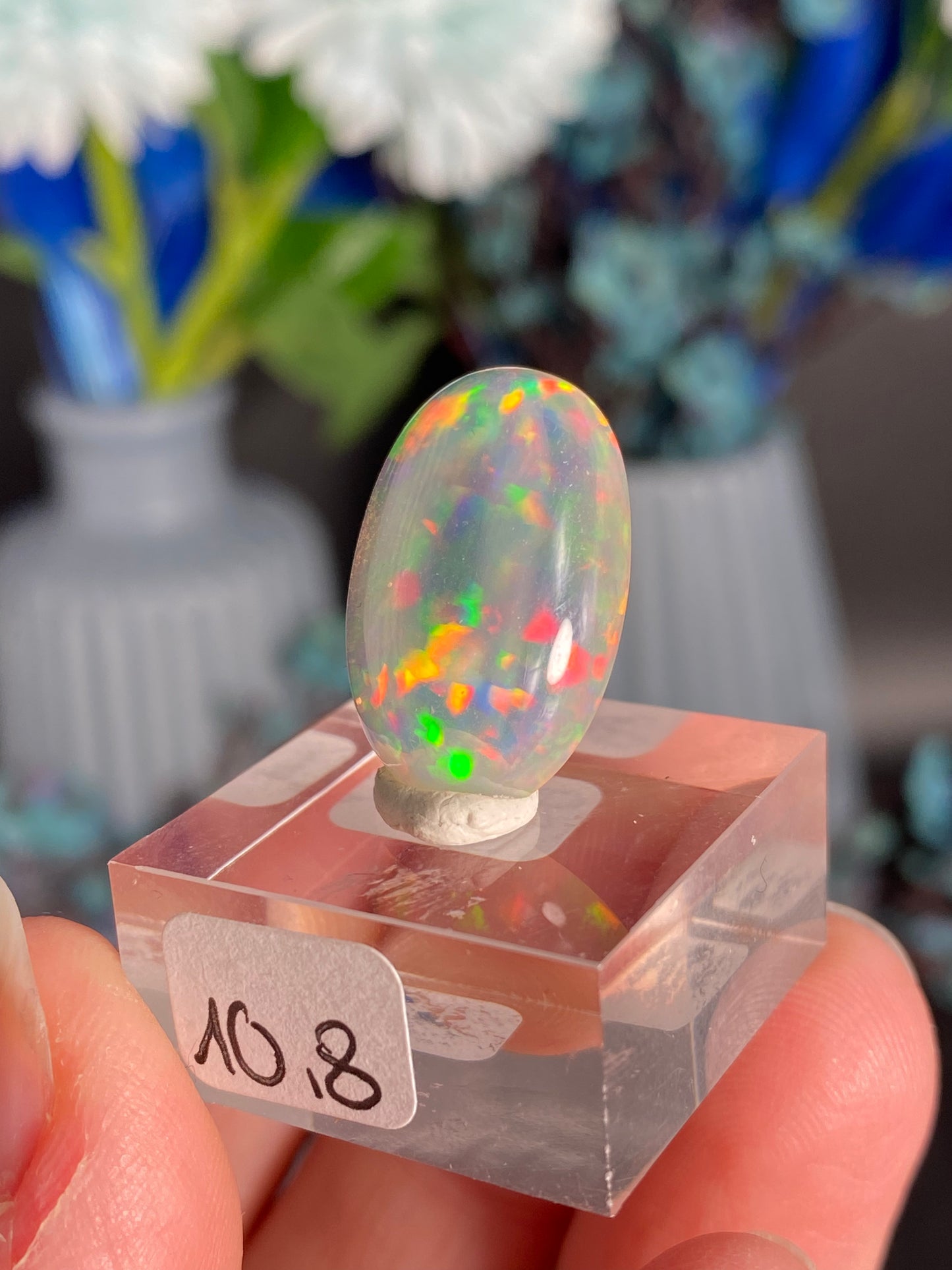 Opal aus Äthiopien mit Digit-Pattern (M648)