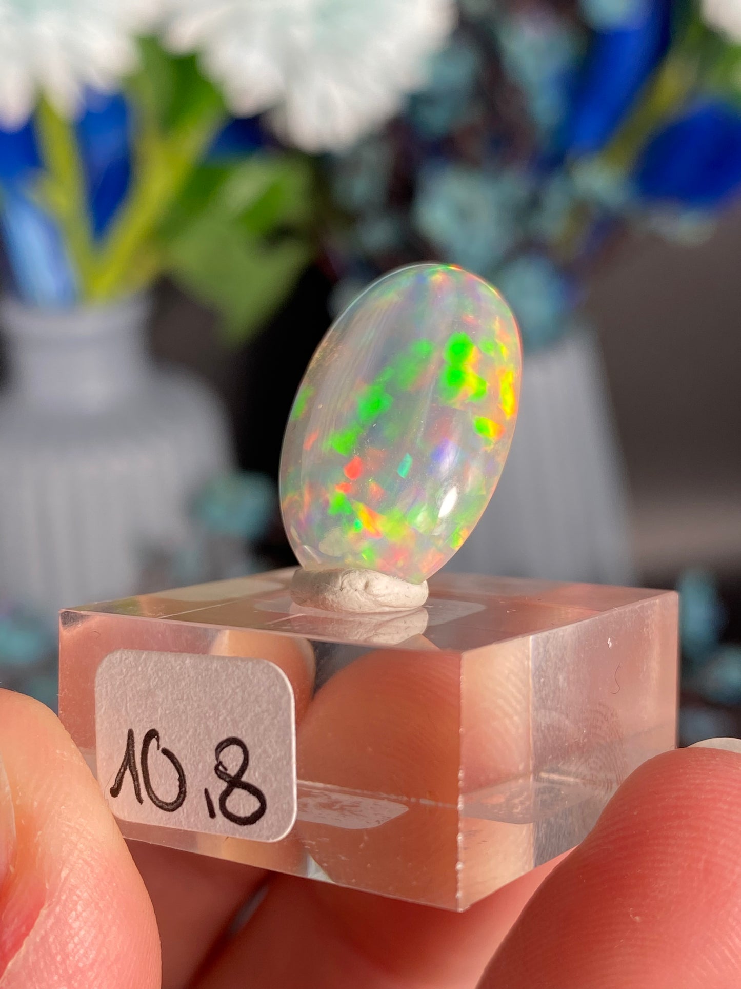 Opal aus Äthiopien mit Digit-Pattern (M648)