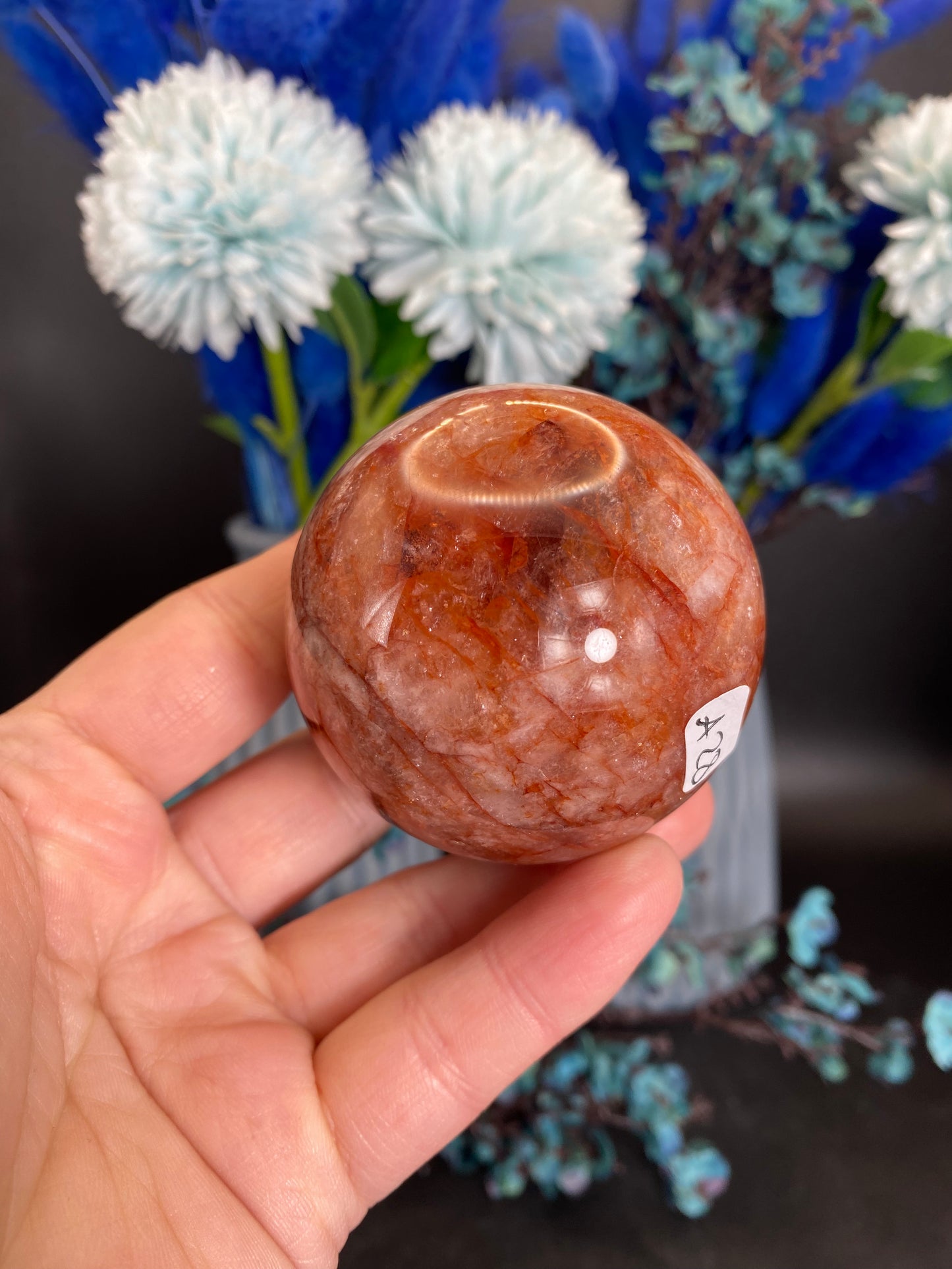 Kugel aus Feuerquarz (A28)