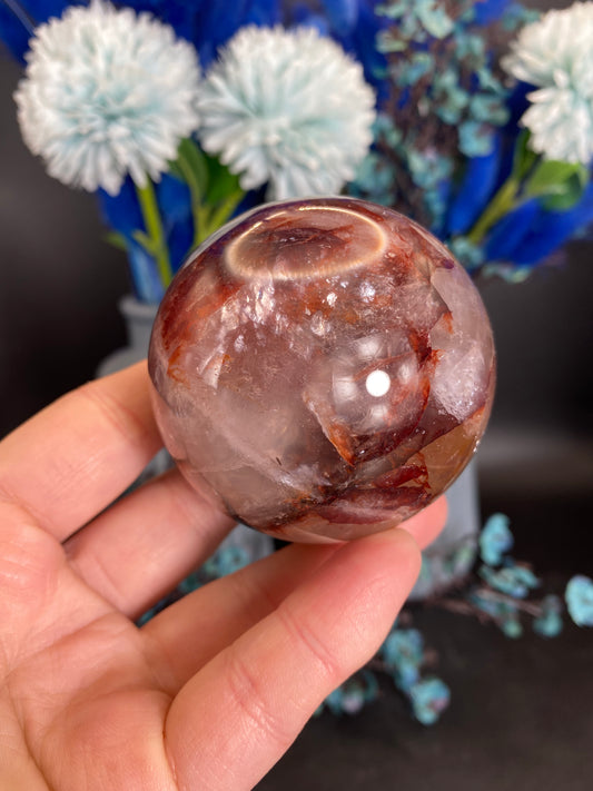 Kugel aus Feuerquarz (D32)