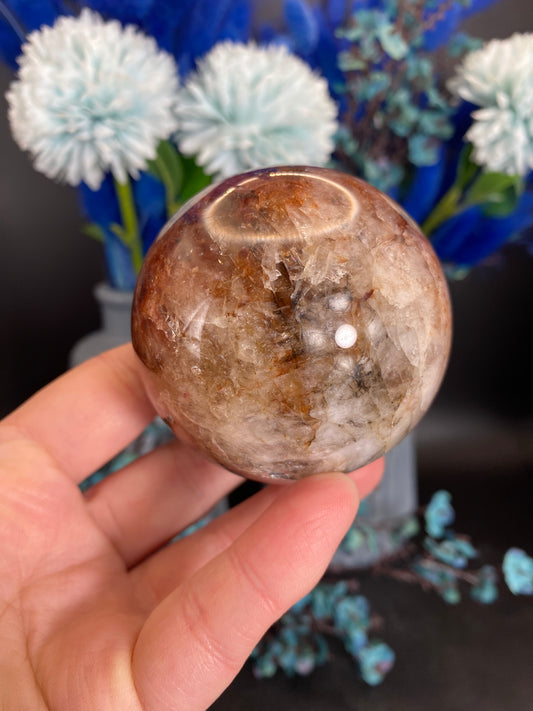 Kugel aus Feuerquarz (I37)
