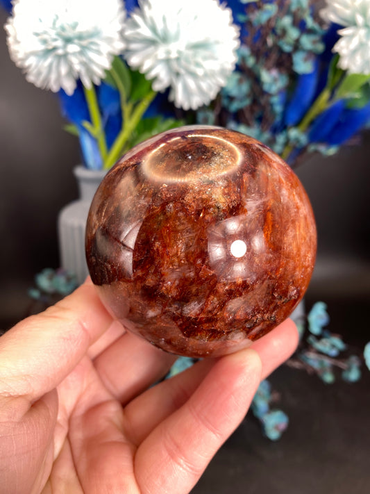 Kugel aus Feuerquarz (Z47)