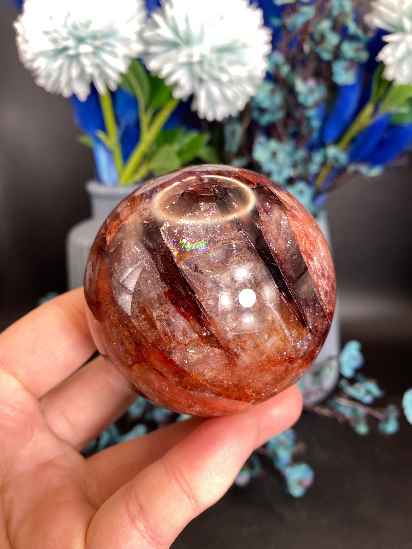 Kugel aus Feuerquarz (U41)